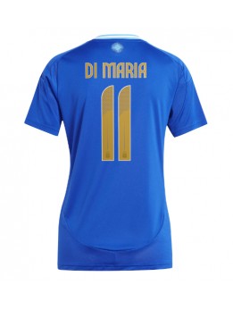 Billige Argentina Angel Di Maria #11 Bortedrakt Dame Copa America 2024 Kortermet